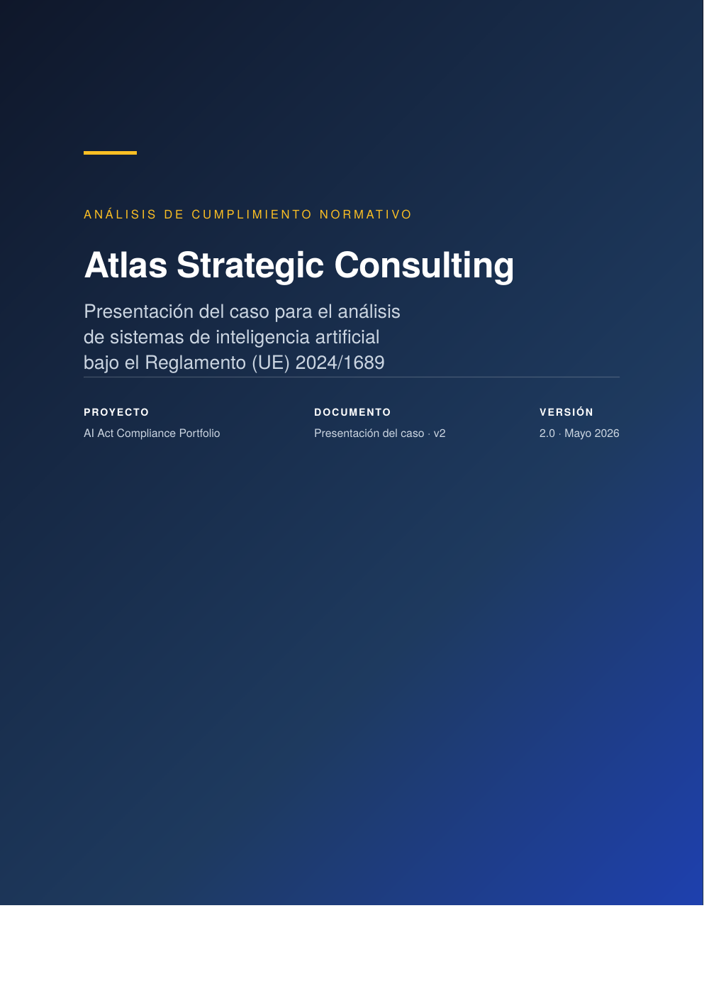 Portada del caso práctico Atlas Strategic Consulting